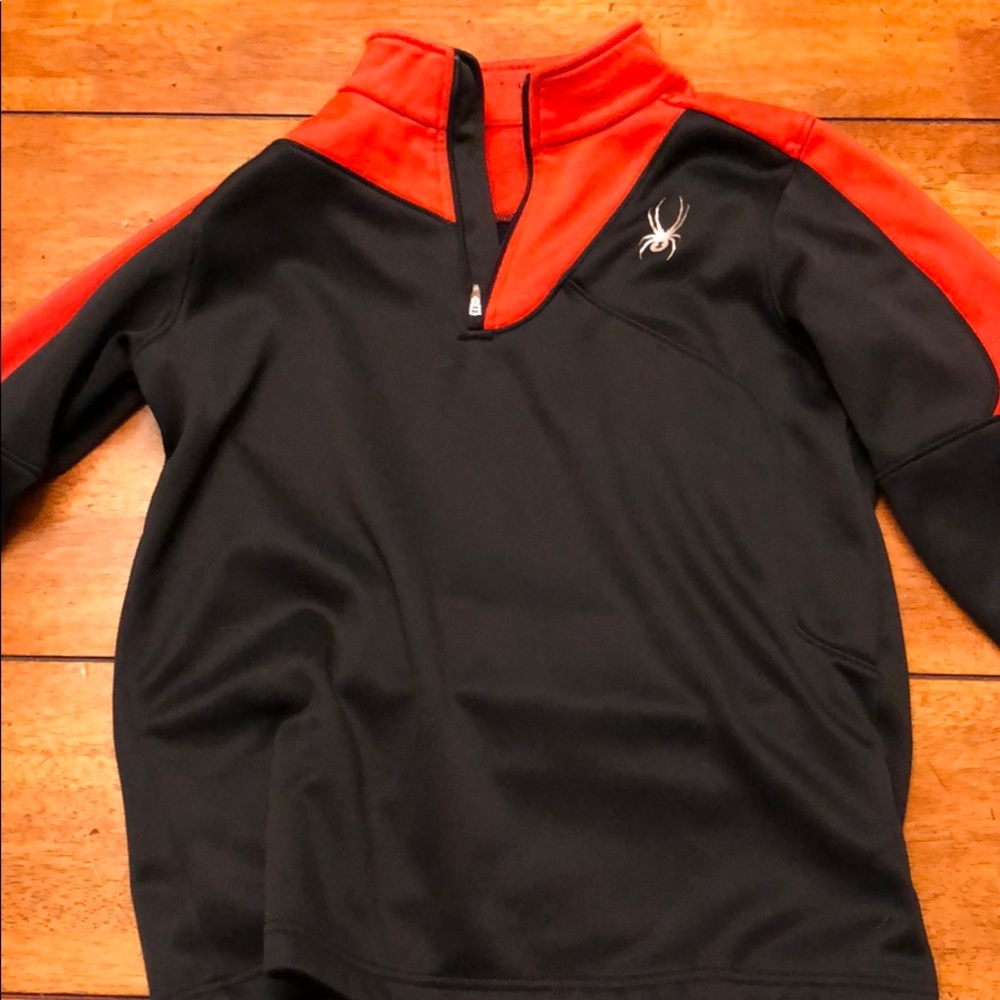 Spyder red fleece